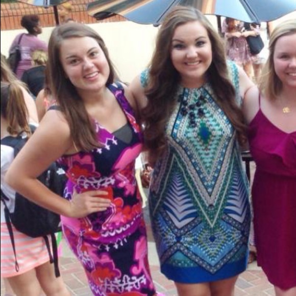 💙MULTICOLOR AZTEC PRINT DRESS - Picture 7 of 7